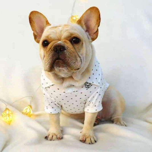 French Bulldog Dog Logo Shirt Brand - Frenchiely