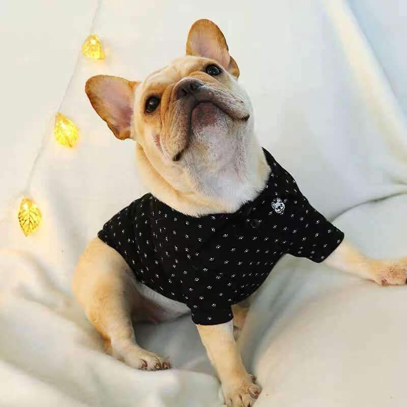 French Bulldog Dog Logo Shirt Brand - Frenchiely