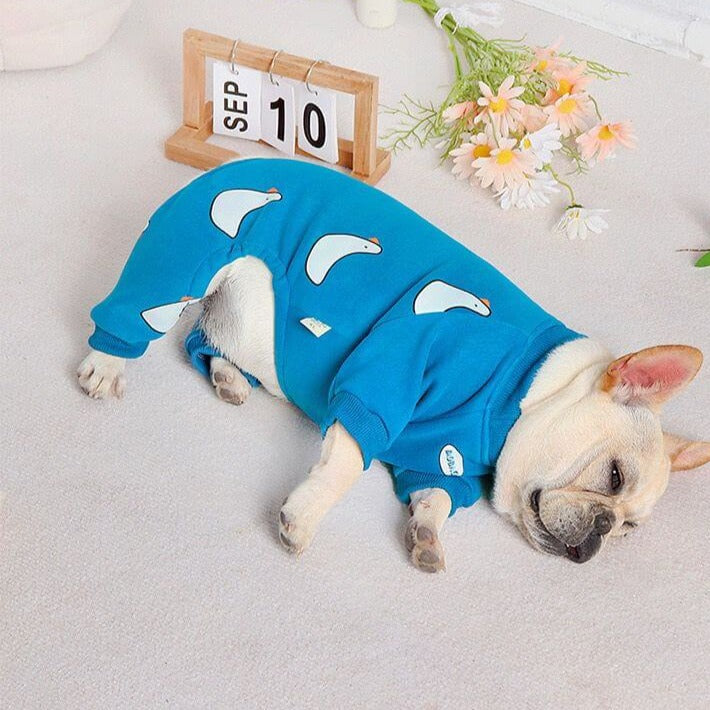 french bulldog winter pajamas by Frenchiely
