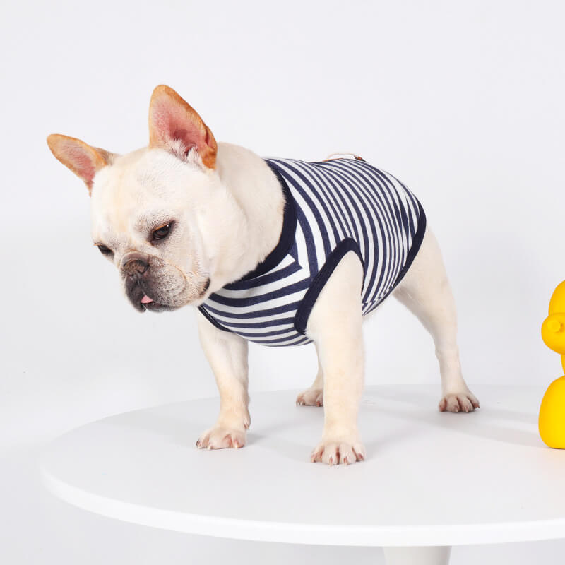 dog stripe shirt for small medium dogs by frenchiely