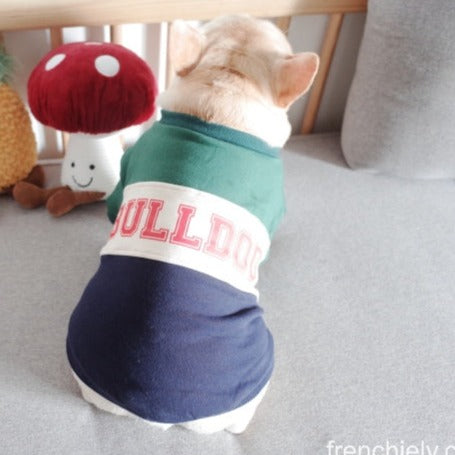 Bulldog Sweatshirt for Small medium dogs by Frenchiely.com