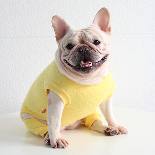 Dog Cartoon Panda Pajamas Onesie for French Bulldogs by Frenchiely