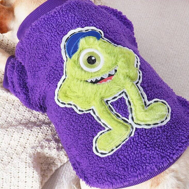 Dog Purple Warm Clothes for small medium dogs by Frenchiely