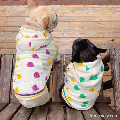 Dog Winter Warm Cartoon Duck Hoodie Coat by Frenchiely