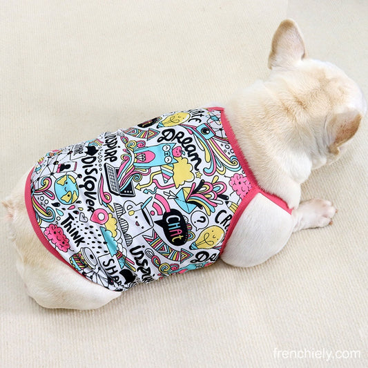 Cooling Mesh Shirt 2XL doggraffitishirtforfrenchbulldogs_2