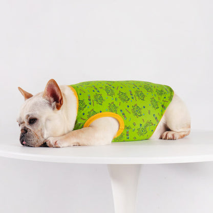 Dog Green Aliens Shirt for small medium dogs 