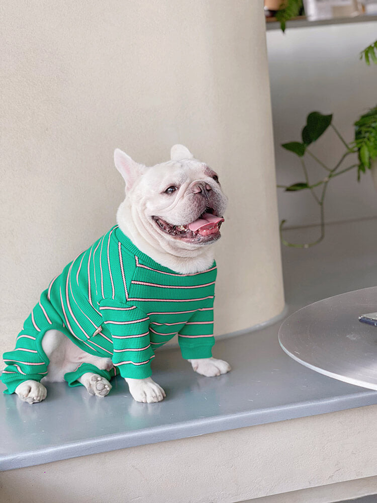 dog striped pajamas jammies for small medium dogs 