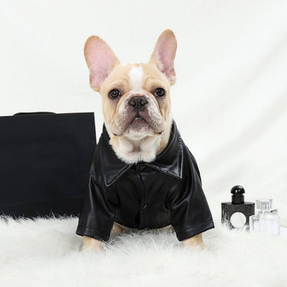 Dog Waterproof Leather Jacket for medium large dogs 