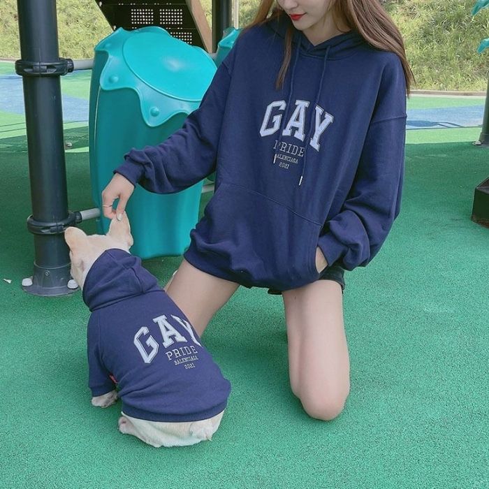 Dog Human Matching Hoodie Sweatshirt Clothes by Frenchiely.com