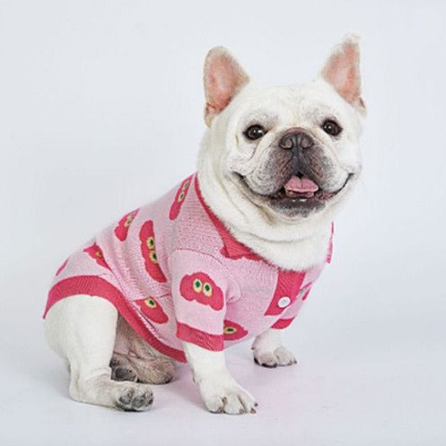 dog pink pullover sweater for small medium dogs