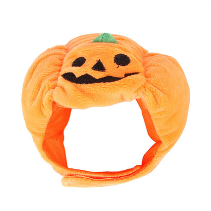 dog pumpkin costume hat snood large