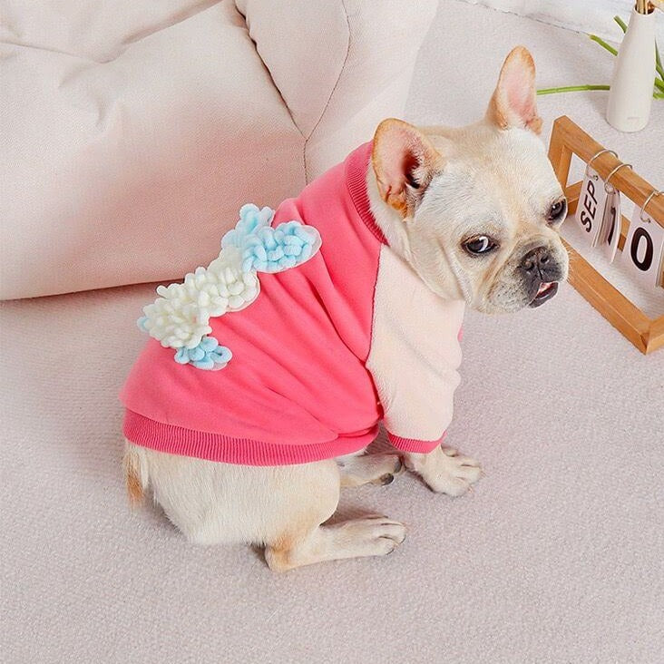 Dog Pink Bunny Pullover Coat by Frenchiely