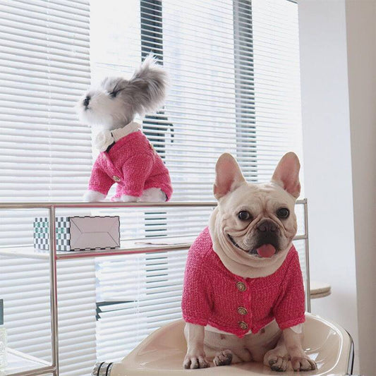 dog red jacket coat for small medium dogs