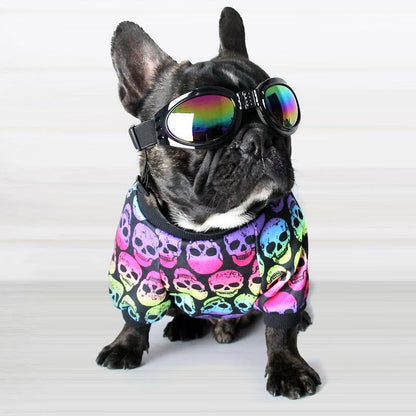 Dogs Skull Pattern Shirt Vest for Small Dogs - Frenchiely