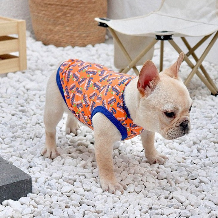 dog green Sprite shirt for small medium dogs 