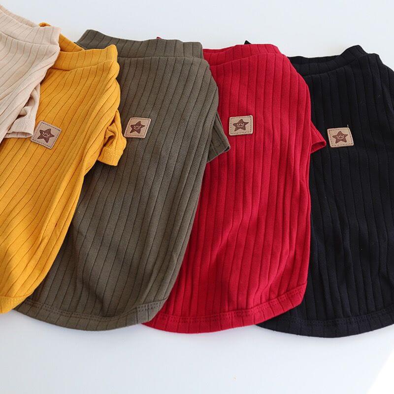 Dog Comfortable Star Shirt for small medium dogs 