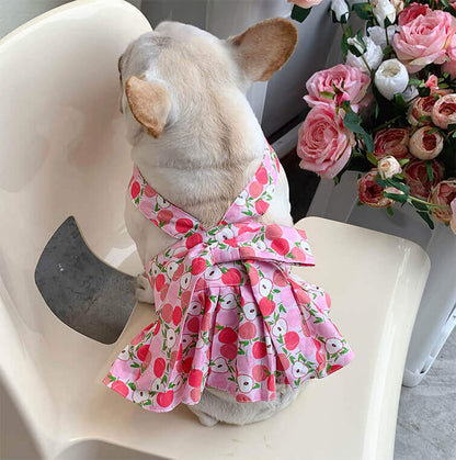 Dog Summer Pink Dress - Frenchiely