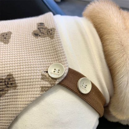 dog soft overalls clothes for winter