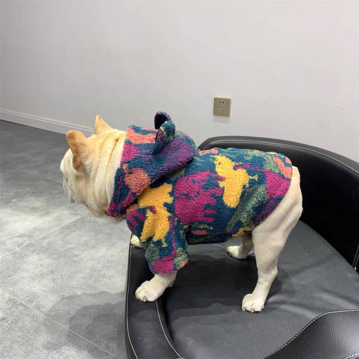 Dog Camo Winter Coat for French Bulldogs BY FRENCHIELY 