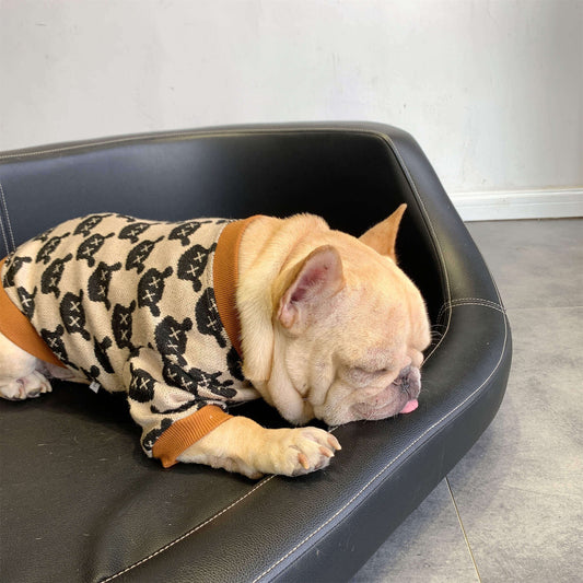 Luxury Bear Cardigan dogwintercardigansweaterforfrenchbulldogsbyFrenchiely3