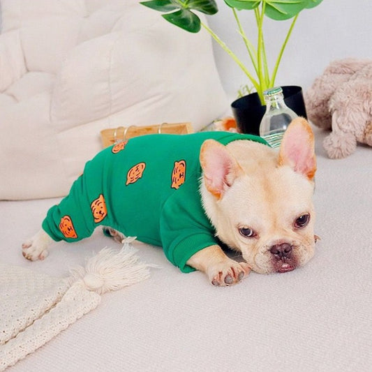 Warm Tiger Pajamas dogwinterjumpsuitpajamasonesieforsmallmediumdogsbyFrenchiely_2