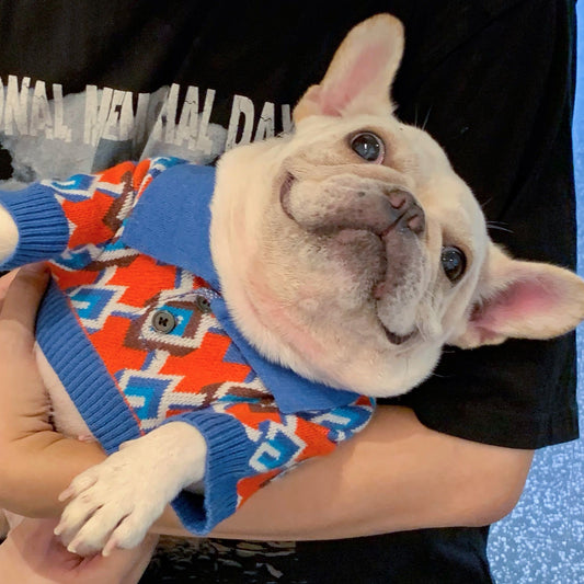 Geometric Sweater dogwinterpulloversweaterforfrenchbulldogs_8