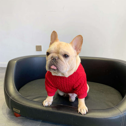 Dog red Pullover Sweater