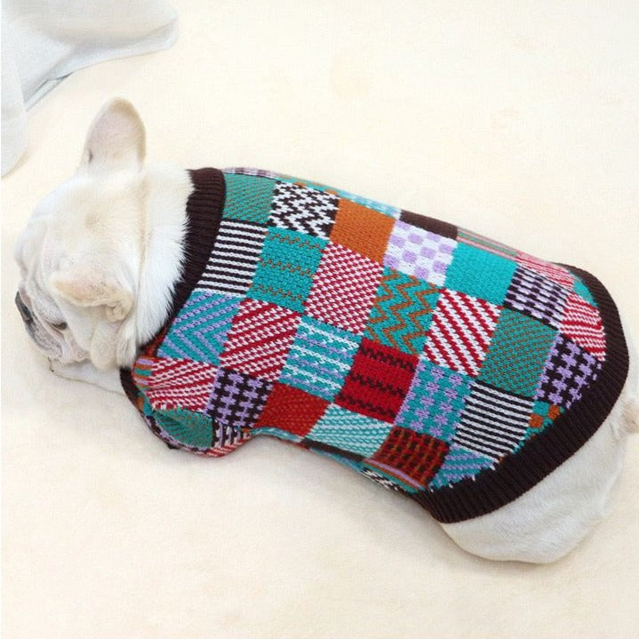 dog winter pullover sweater for small medium dogs