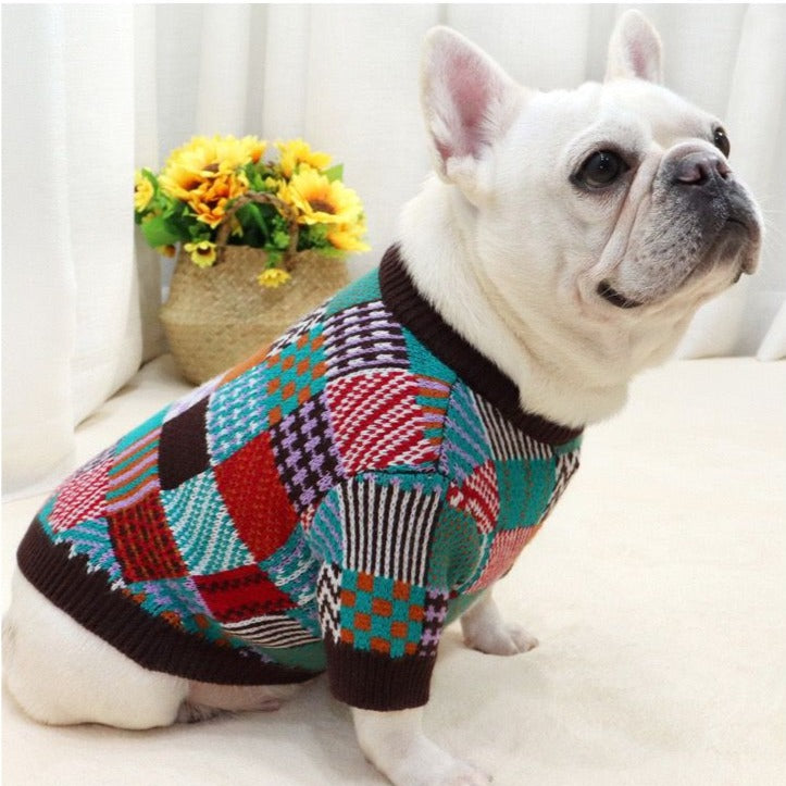dog warm sweater for medium dogs by Frenchiely
