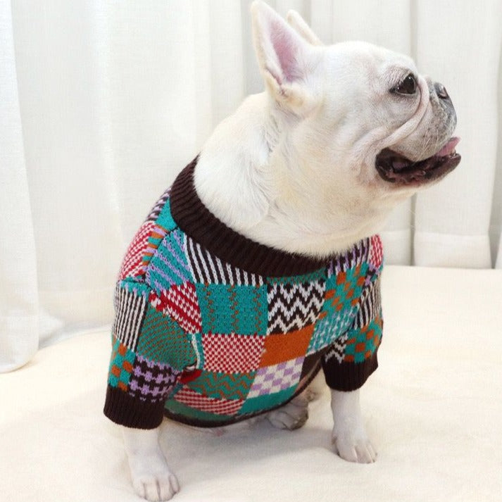 Frenchiely french bulldog winter sweater 