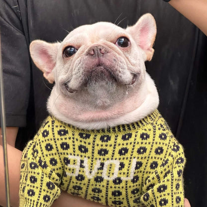 Dog stylish Pullover Sweater for medium dog breeds 