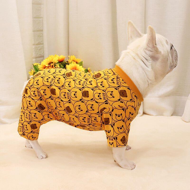 Dog Bear Pajamas FOR MEDIUM SIZED DOGS BY FRENCHIELY 