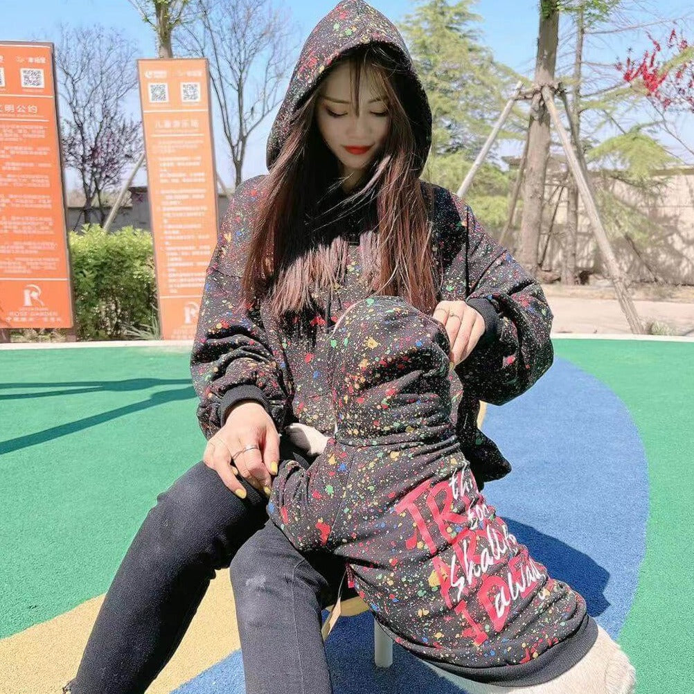 Dog Mom Matching Clothes Hoodie- Frenchiely 