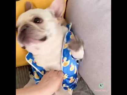 Dog Duck Silk Pajamas PJs