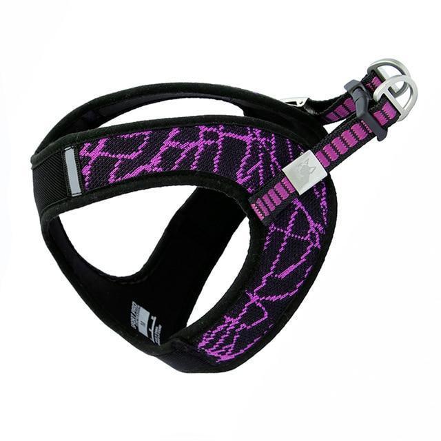 No Pull Mesh Step-in Dog Harness with Reflective Material - Frenchiely