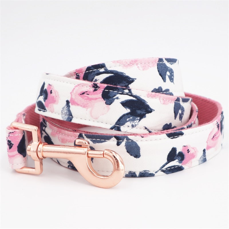 Female Dog Collar Bow Leash Set - Frenchiely