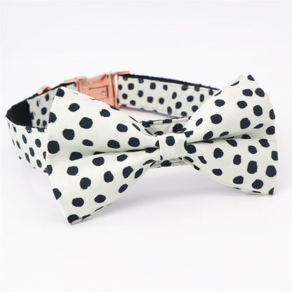 Dog Polka Collar Bow tie - Frenchiely