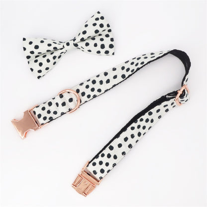 Dog Polka Collar Bow tie - Frenchiely