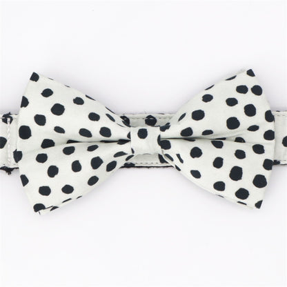 Dog Polka Collar Bow tie - Frenchiely