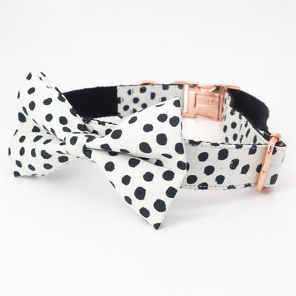 Dog Polka Collar Bow tie - Frenchiely