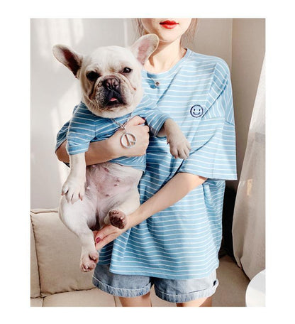 Stripe Dog Owner Matching Apparel - Frenchiely