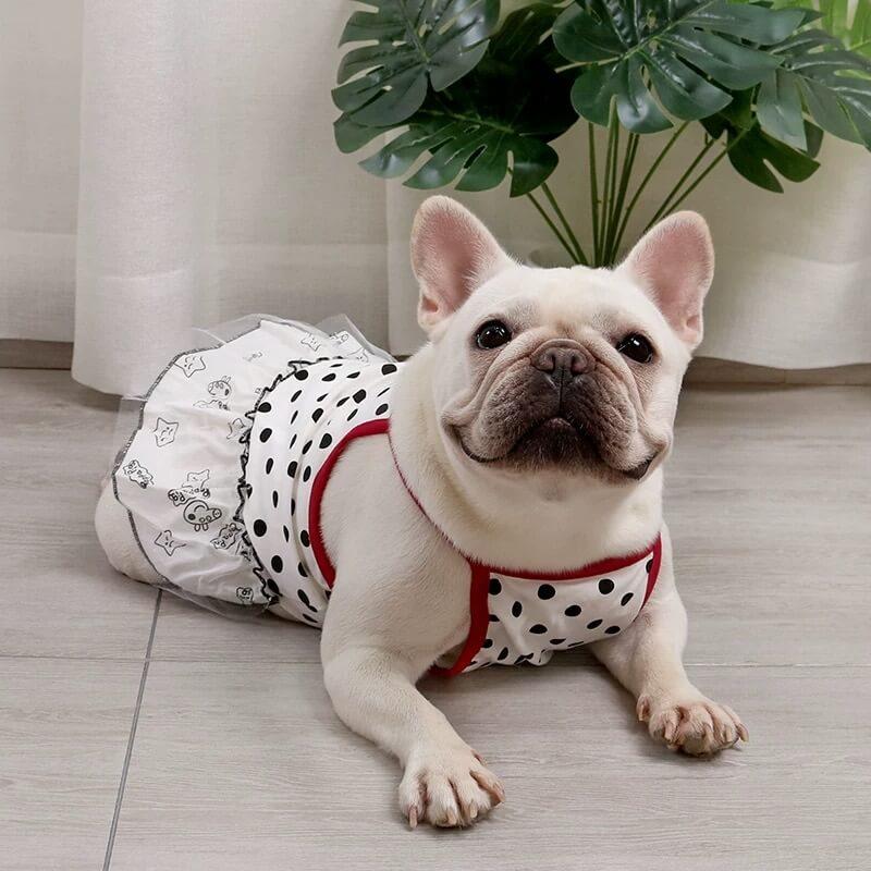 Dog Summer Dress for French Bulldogs - Frenchiely