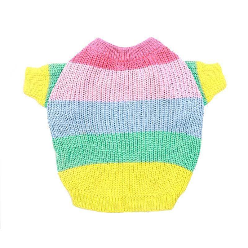 Rainbow Sweater French Bulldog Clothes Patterns - Frenchiely
